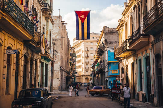 colorful city streets