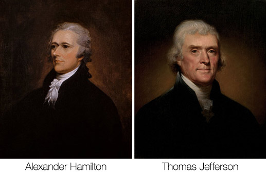 Portraits of two men