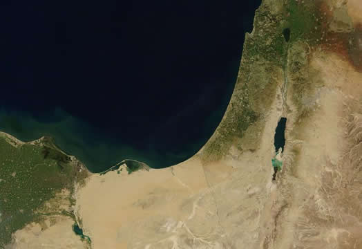 photograph of the region from far away