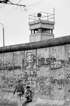 historic photo of the wall