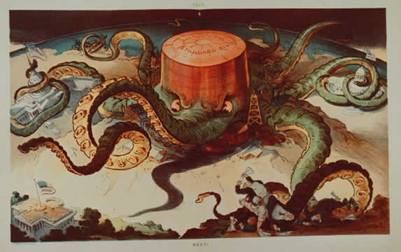 painting of snakes taking over the country