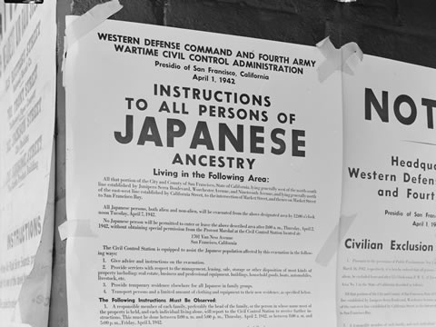 instructions to all persons of Japanese ancestry