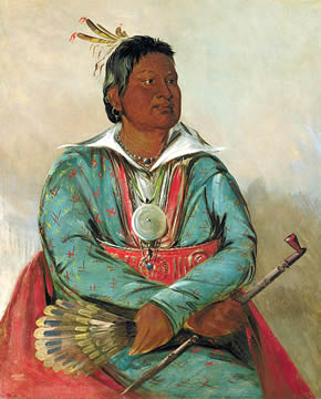 portrait of an Indian chief