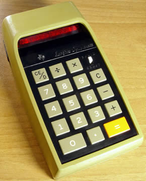 old handheld calculator