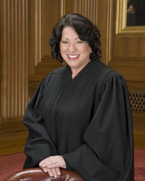 portrait of Sotomayor in her justice robe