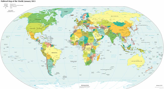 map of the world