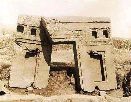 broken stone edifice