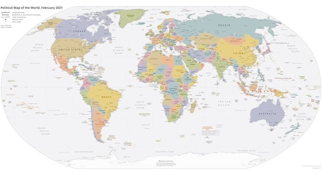 a world map