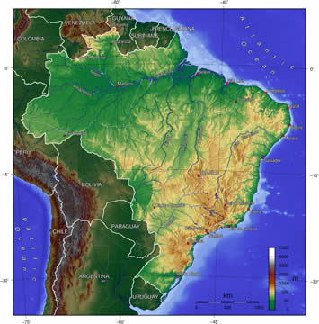map of Brazil