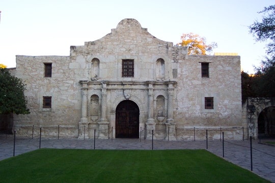 photograph of the Alamo in San Antonio