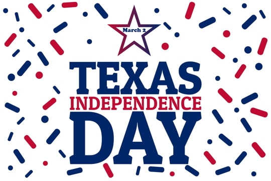poster celebrating Texas Independence Day