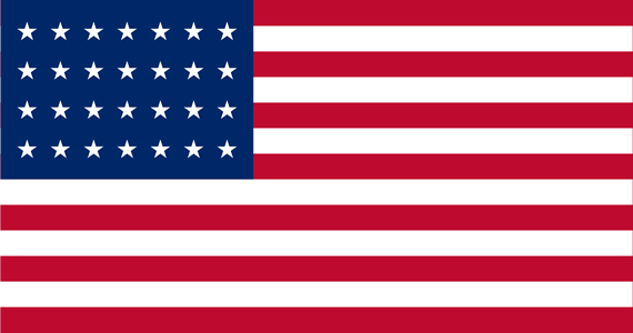 the U.S. flag from 1846