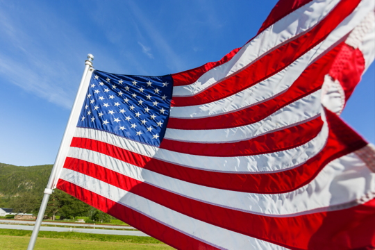 the U.S. flag