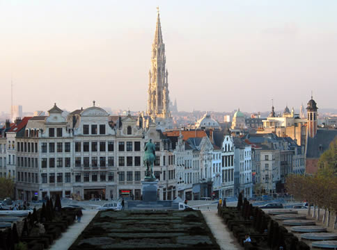 tall buildings in a city
