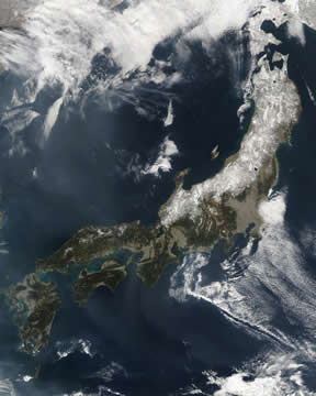 photograph of the region from the air