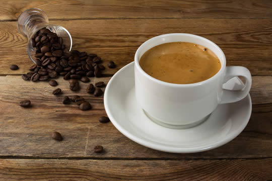 coffee and beans