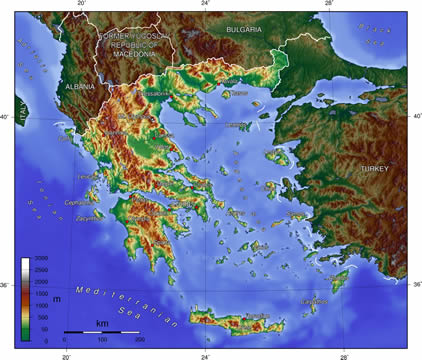 geographical map